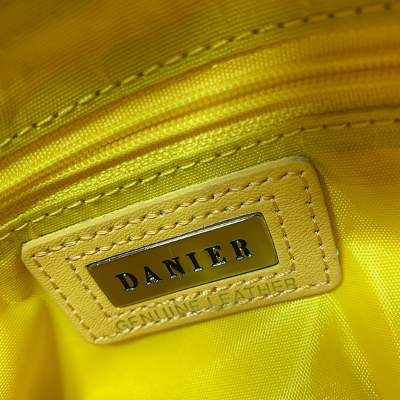 Danier Genuine Leather Clutch - Yellow - Picture 2 of 4
